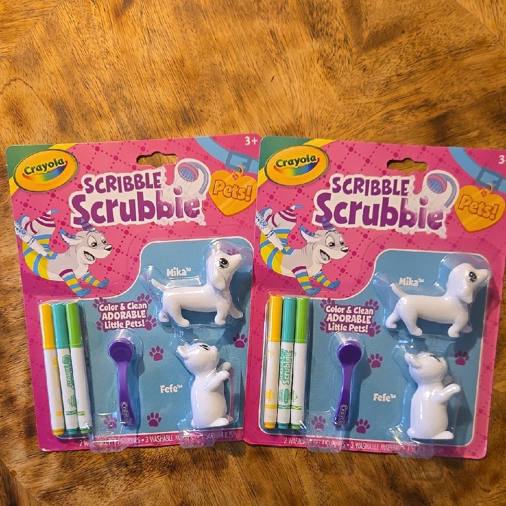 Crayola Scribble & Scrubbie Pets SET OF 2